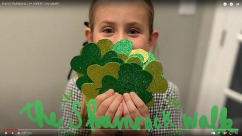 The Shamrock Walk - St. Patrick's Day Smart Music Practice Repetition Game