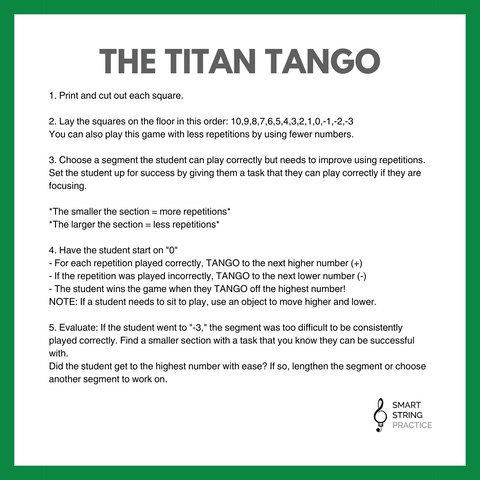 The Titan Tango - Number Line Game