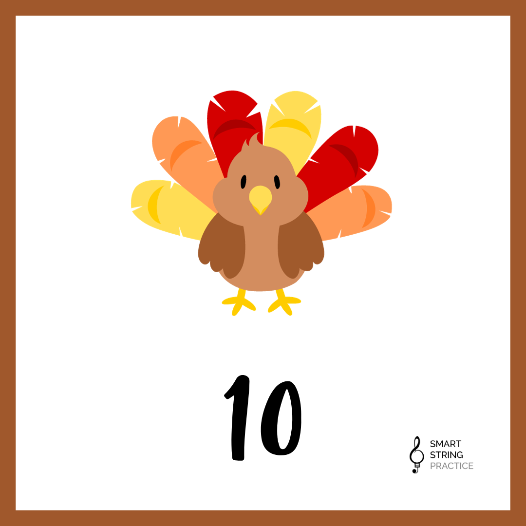 The Turkey Trot - Number Line Game