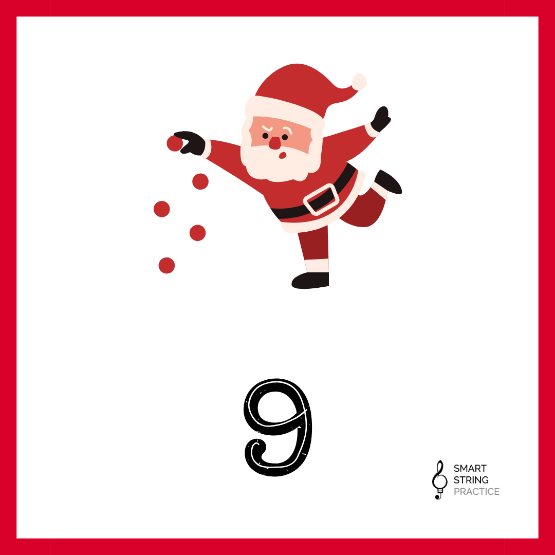 The Santa Jingle - Number Line Game