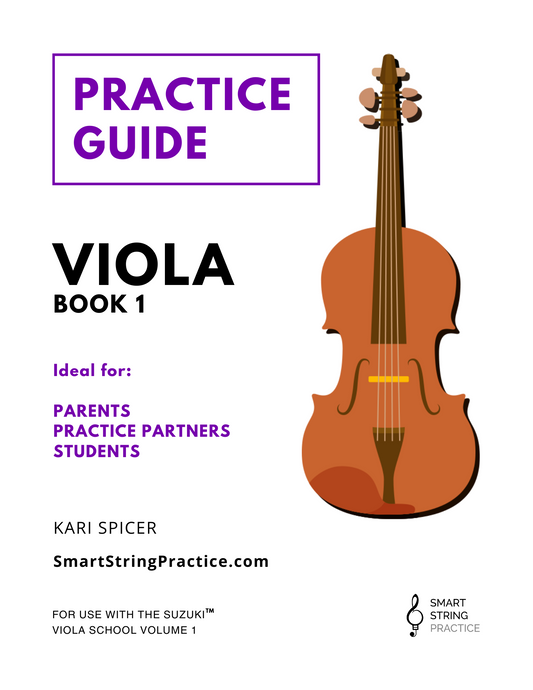 Practice Guide for Viola - Book 1