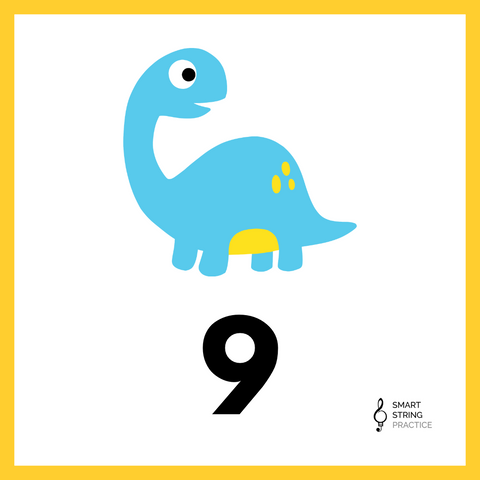 The Dinosaur Stomp - Number Line Game