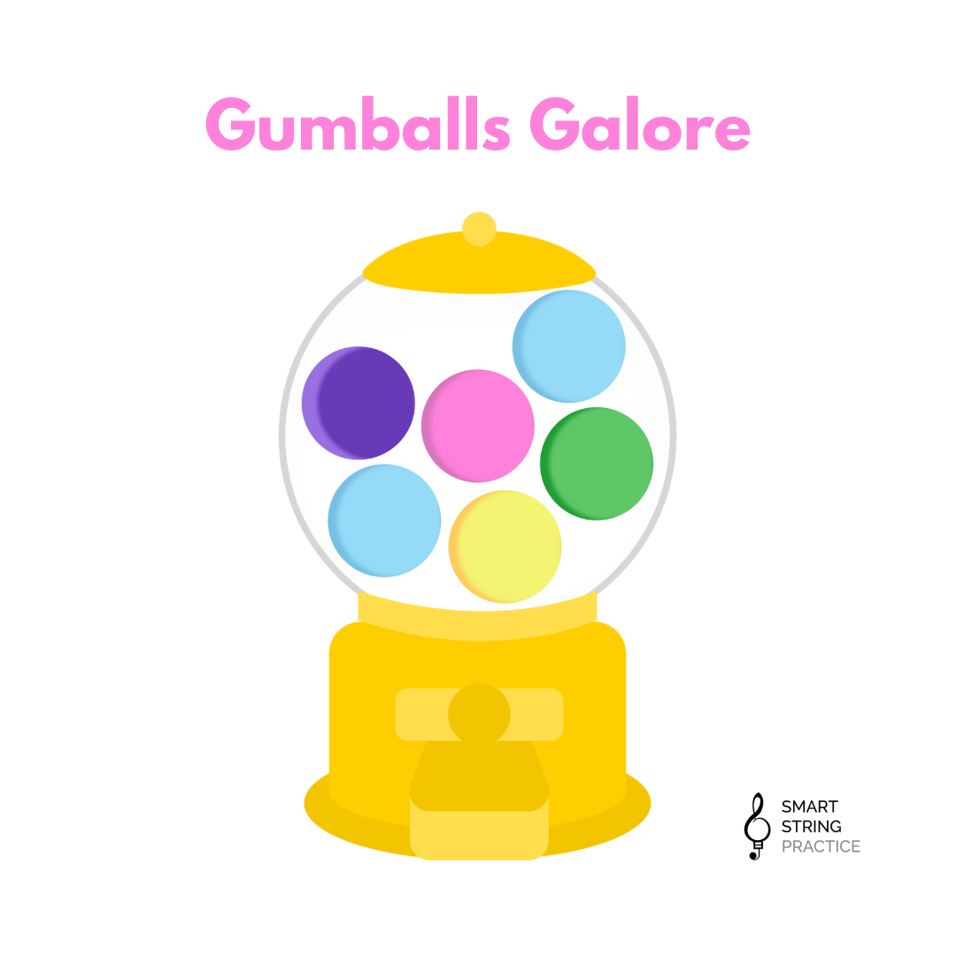Gumballs Galore Counting Game Smart String Practice Gumballs galore counting game smart string practice